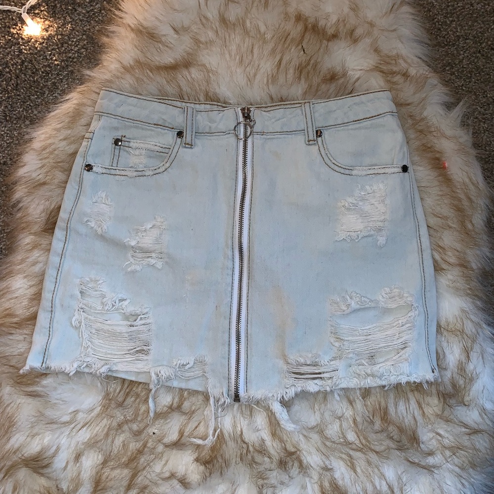 Jean skirt